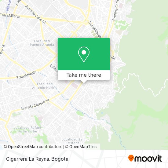 Cigarrera La Reyna map