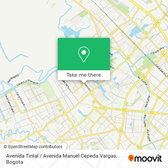 Avenida Tintal / Avenida Manuel Cepeda Vargas map