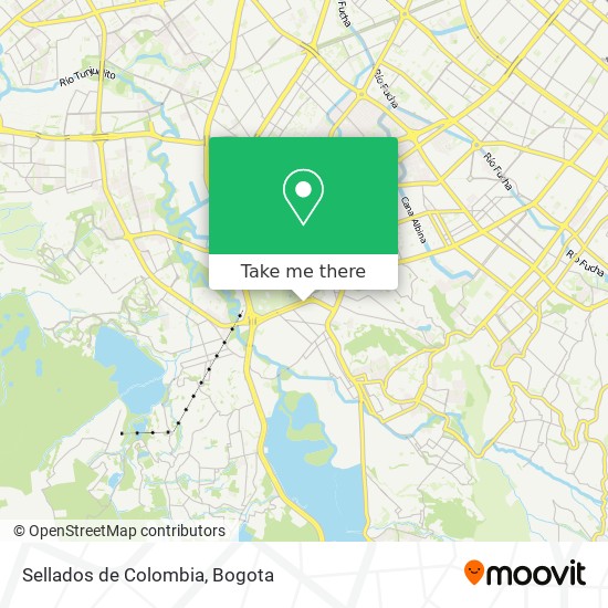Sellados de Colombia map