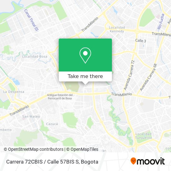 Carrera 72CBIS / Calle 57BIS S map