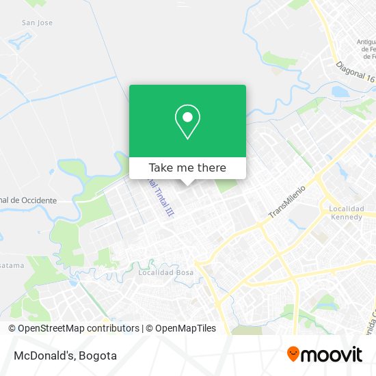 McDonald's map