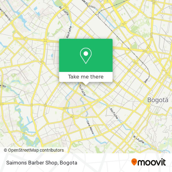 Saimons Barber Shop map