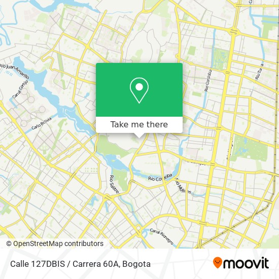 Calle 127DBIS / Carrera 60A map