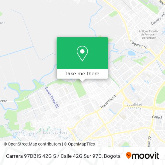 Carrera 97DBIS 42G S / Calle 42G Sur 97C map