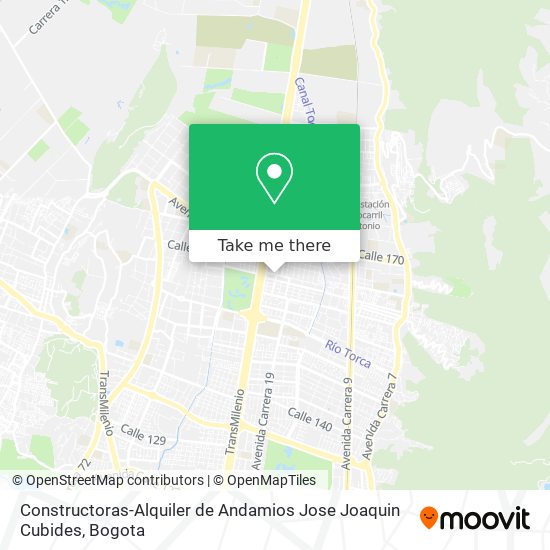 Constructoras-Alquiler de Andamios Jose Joaquin Cubides map