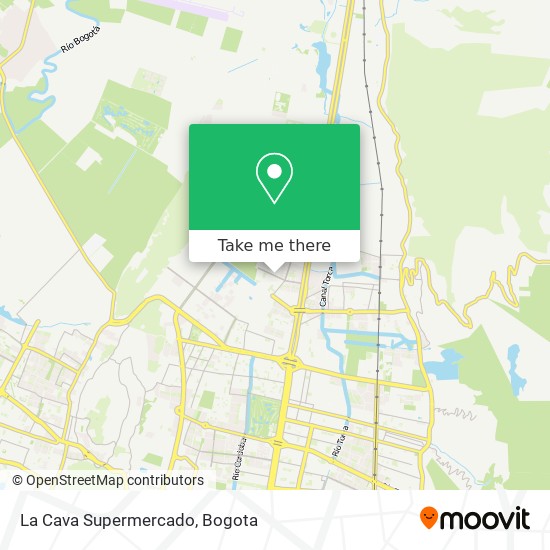 La Cava Supermercado map