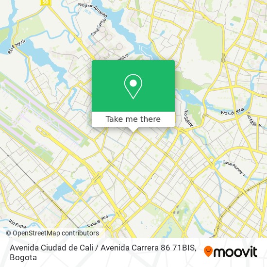 Avenida Ciudad de Cali / Avenida Carrera 86 71BIS map