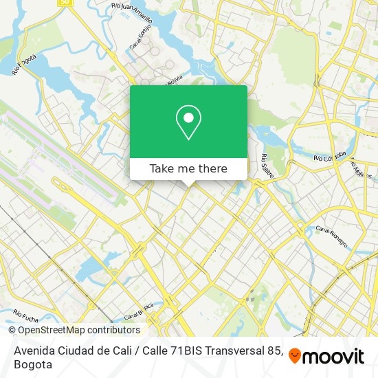 Avenida Ciudad de Cali / Calle 71BIS Transversal 85 map