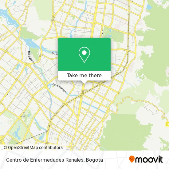 Mapa de Centro de Enfermedades Renales