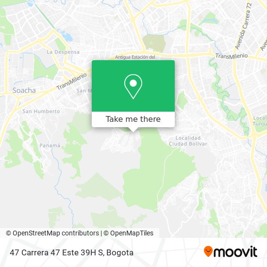 Mapa de 47 Carrera 47 Este 39H S