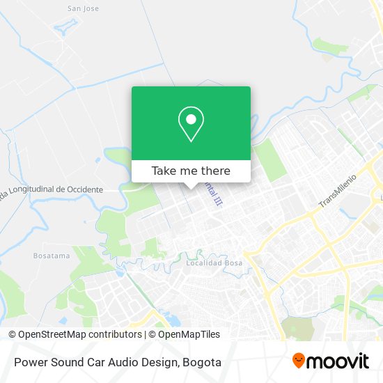 Power Sound Car Audio Design map
