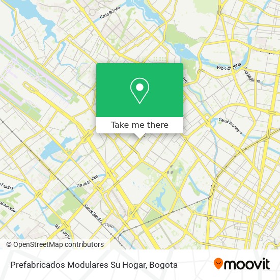 Prefabricados Modulares Su Hogar map