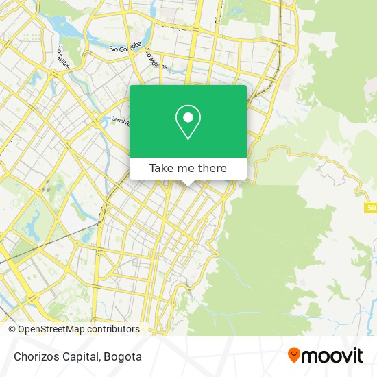 Chorizos Capital map