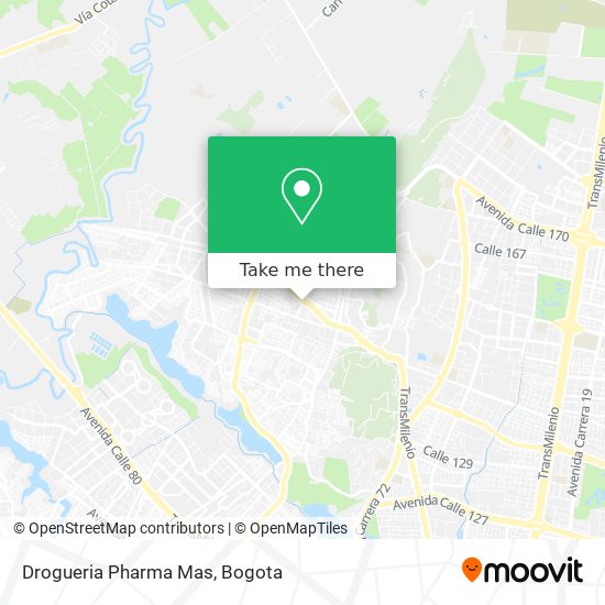 Mapa de Drogueria Pharma Mas