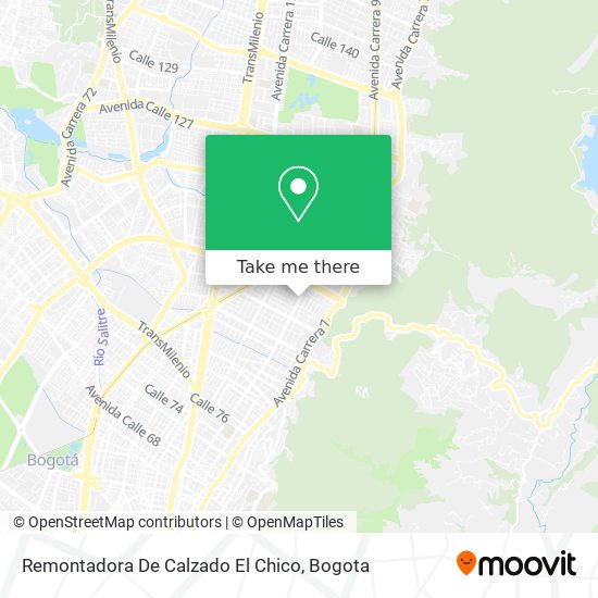 Remontadora De Calzado El Chico map