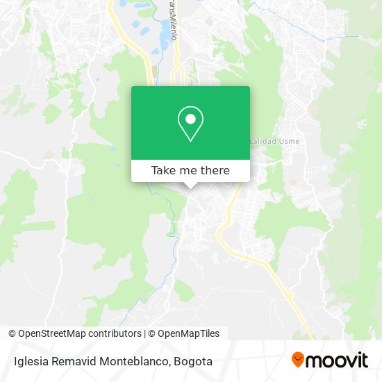 Iglesia Remavid Monteblanco map