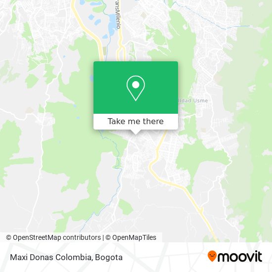 Mapa de Maxi Donas Colombia