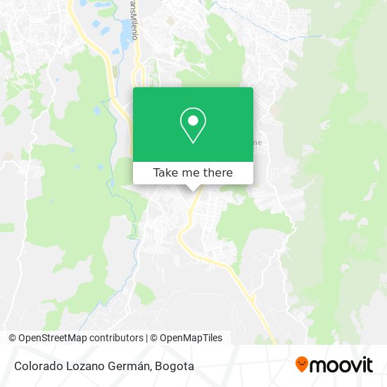Colorado Lozano Germán map