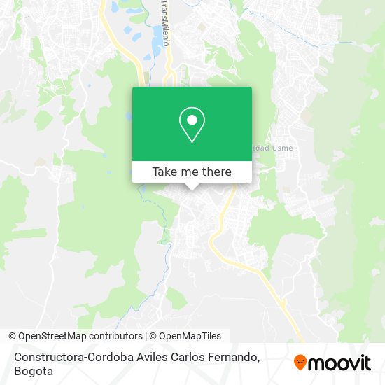 Mapa de Constructora-Cordoba Aviles Carlos Fernando