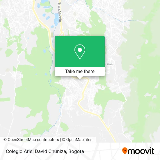 Colegio Ariel David Chuniza map