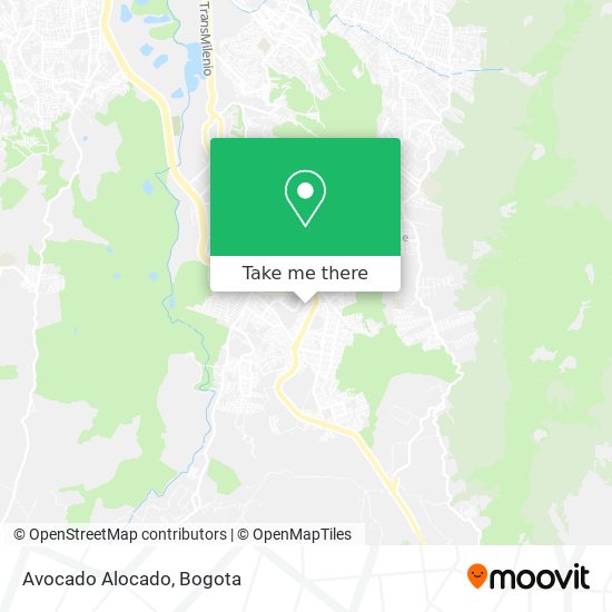 Avocado Alocado map