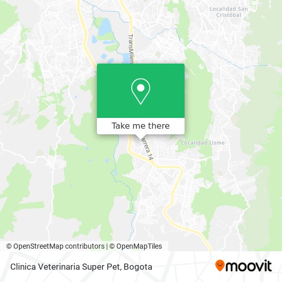 Clinica Veterinaria Super Pet map