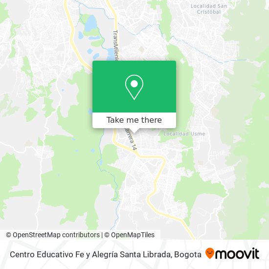 Centro Educativo Fe y Alegría Santa Librada map