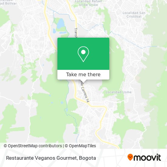 Restaurante Veganos Gourmet map