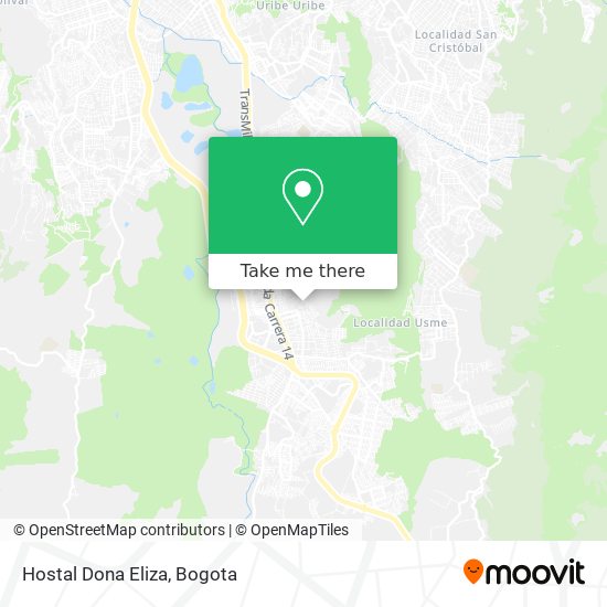 Mapa de Hostal Dona Eliza