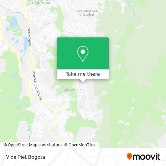 Vida Piel map