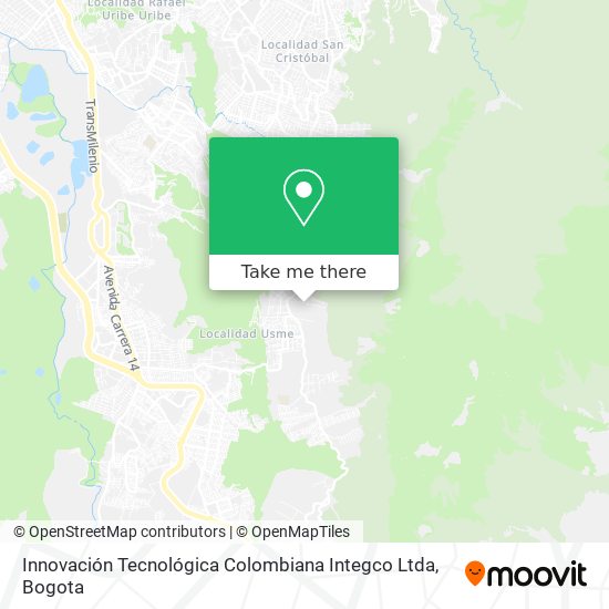 Mapa de Innovación Tecnológica Colombiana Integco Ltda