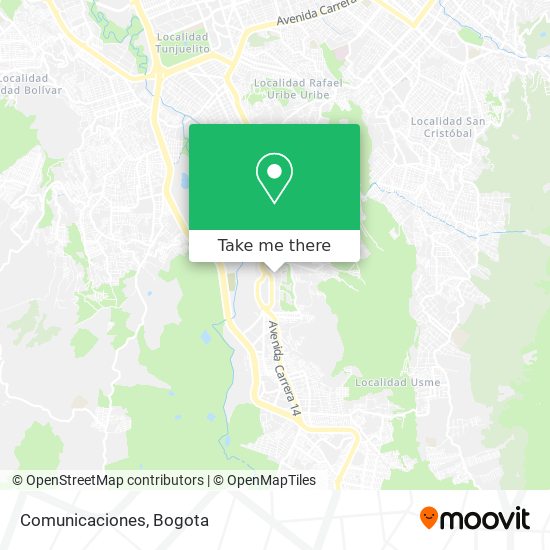 Comunicaciones map