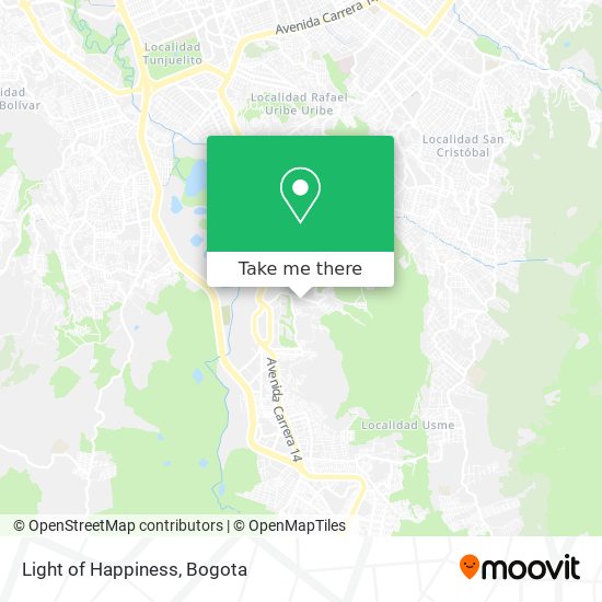 Light of Happiness map