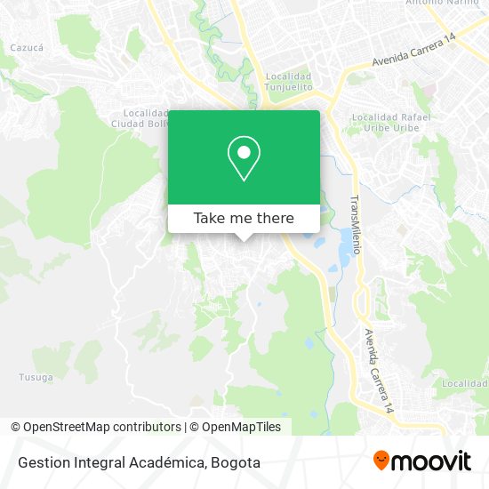 Gestion Integral Académica map