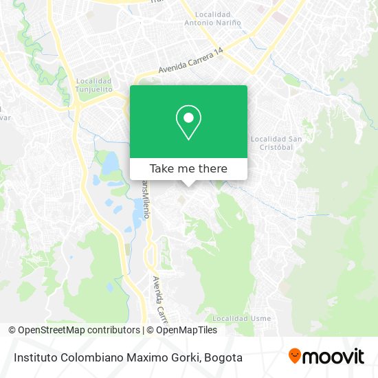 Instituto Colombiano Maximo Gorki map