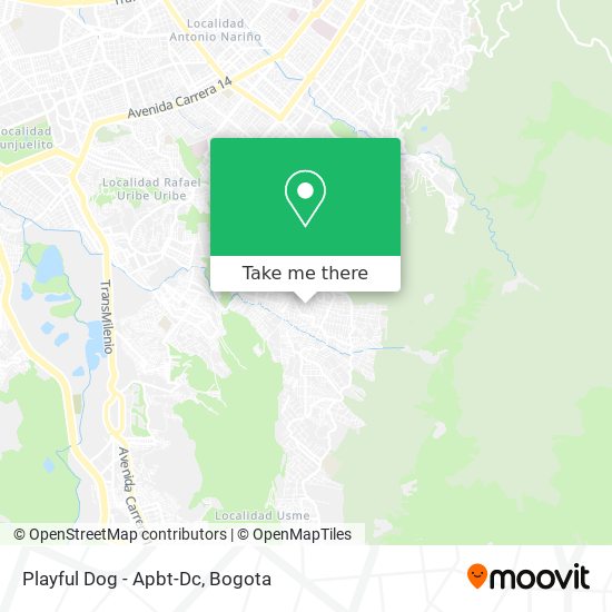 Playful Dog - Apbt-Dc map