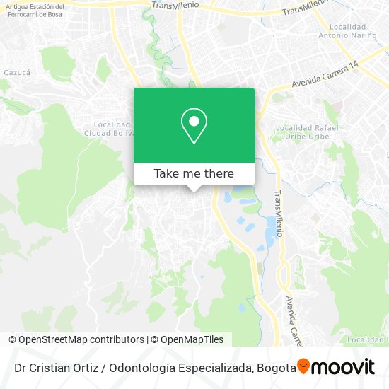 Dr Cristian Ortiz / Odontología Especializada map