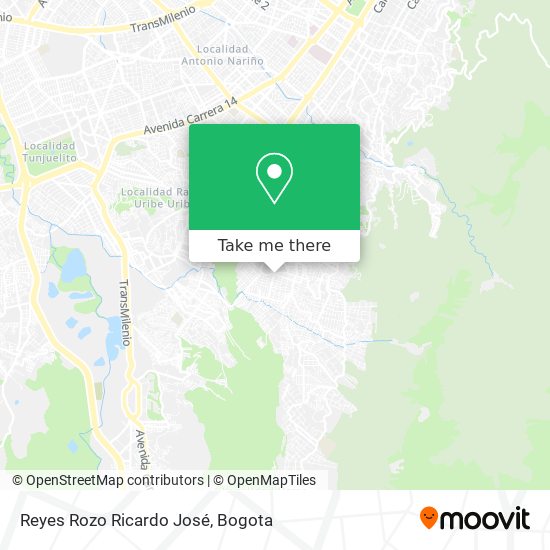 Reyes Rozo Ricardo José map