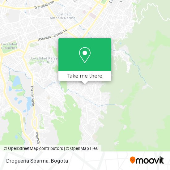 Droguería Sparma map