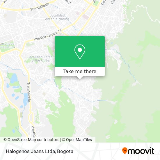Halogenos Jeans Ltda map