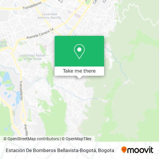 Estación De Bomberos Bellavista-Bogotá map