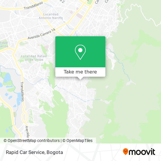 Rapid Car Service map