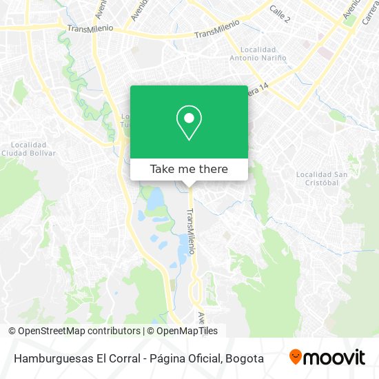 Hamburguesas El Corral - Página Oficial map