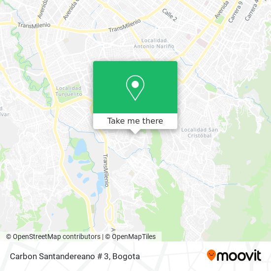 Carbon Santandereano # 3 map