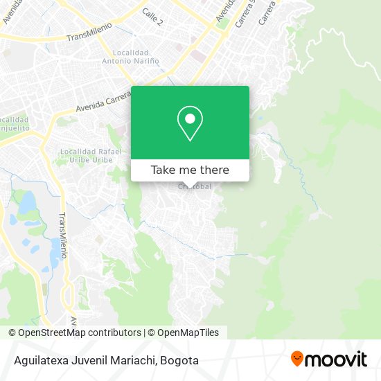 Aguilatexa Juvenil Mariachi map