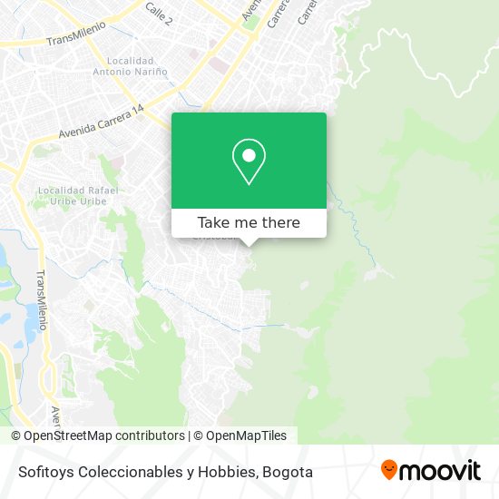 Sofitoys Coleccionables y Hobbies map