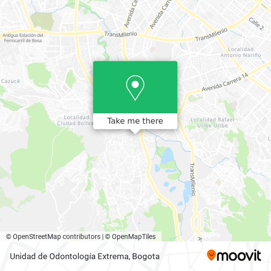 Unidad de Odontología Extrema map