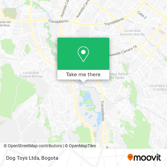 Mapa de Dog Toys Ltda