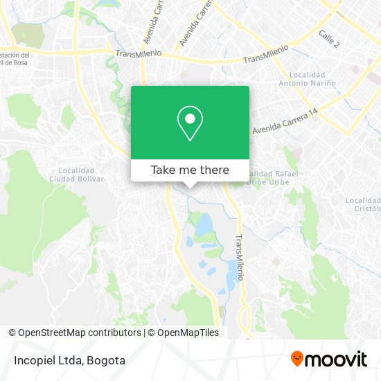 Incopiel Ltda map