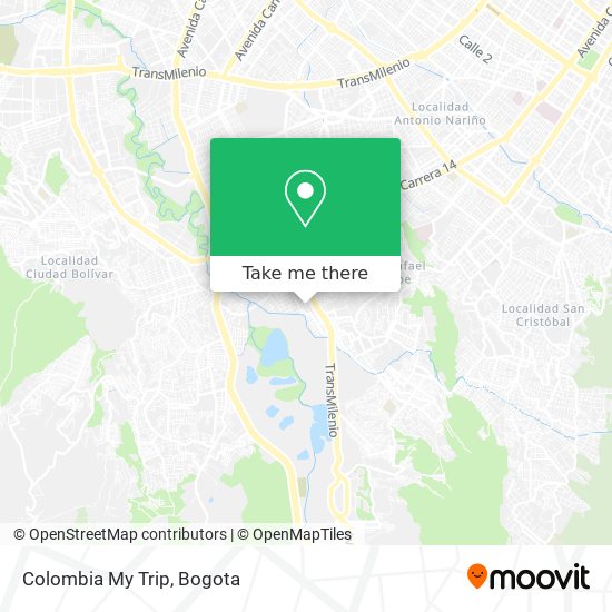 Colombia My Trip map